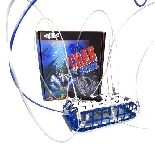 Fishernomics Heavy Surf Handcrafted Lead-Free Crab Trap for Fishing Pole (Bloom Tank Series 9.4oz & 6.6oz), US Manufactured Premium Loops, Highly Durable Crab Trap for Crabbing