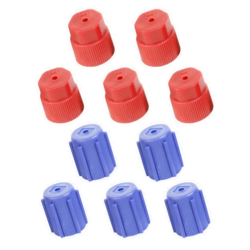 UBOG AC Caps,Car Accessories AC Low Pressure Port Cap,AC Caps for Cars,Air Conditioning Service Ac System Charging Port Caps,Suitable for Car Air-conditioning Replacement and Maintenance