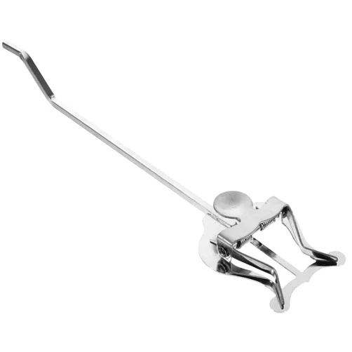TUOREN Plating Saxophone Marching Clamp-on Lyre Metal Sheet Music Clip,Stainless Steel