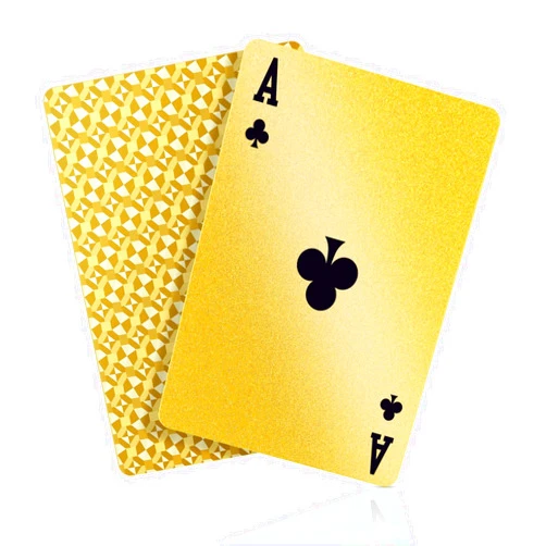 BIERDORF Waterproof Plastic Playing Cards - Durable Cool Deck of Cards - Standard Index Professional Premium Poker Cards - Vintage Casino Themed Card Games for Families or Adults - Gold Diamond Style
