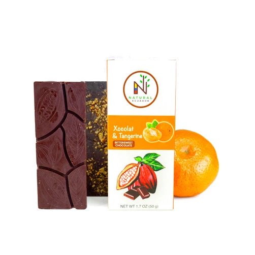 N NATURAL ECUADOR NATURAL ECUADOR XOCOLAT, Dark Chocolate Bar, Artisan Chocolate, XOCOLAT & TANGERINE