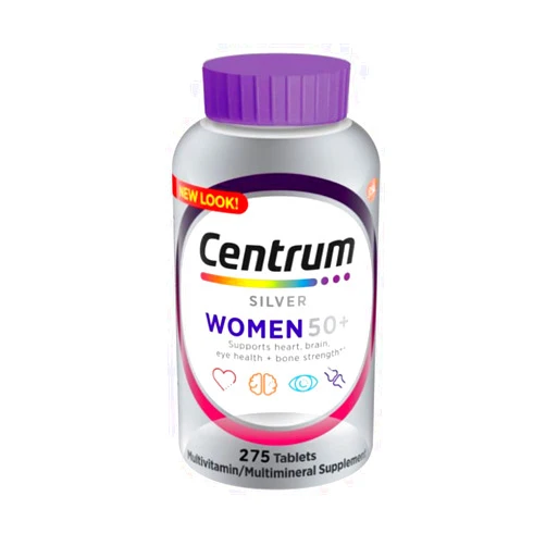 Generic Centrum Silver Women 50+ Multivitamin/Multimineral Supplement 275 Tablets 1 Pack