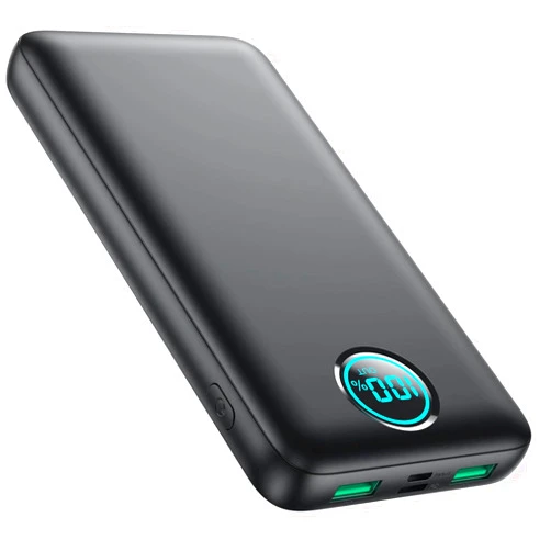 Pxwaxpy Portable Charger Power Bank 30,800mAh LCD Display Power Bank,25W PD Fast Charging +QC 4.0 Quick Phone Charging Power Bank Tri-Outputs Battery Pack Compatible with iPhone,Android etc(Black)