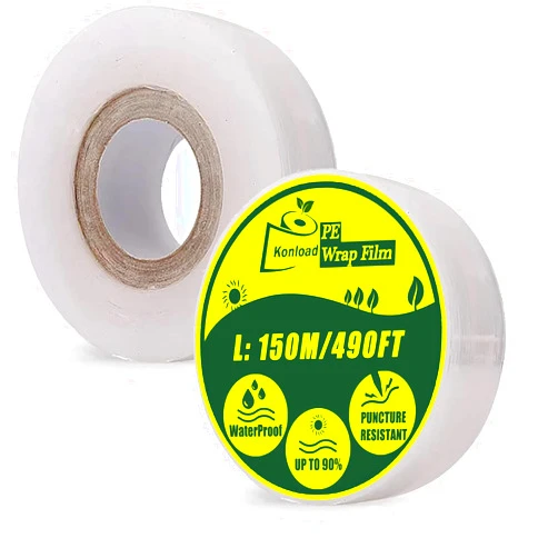 Konload Nursery Grafting Tape, Buddy Tape for Fruit Trees/Plant Self-Adhesive PE Stretchable Film for Grafting and Budding -Garden Grafting Tool (3CM(1-1/5