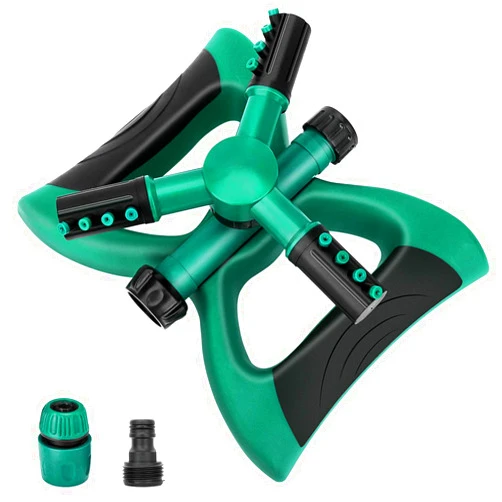 Madeking Garden Sprinkler 2020 Update, Automatic 360 Rotating Lawn Sprinkler, Large Area Coverage Water Sprinklers for Lawns and Gardens,Adjustable Lawn sprinklers for Yard and Garden Hose sprinklers
