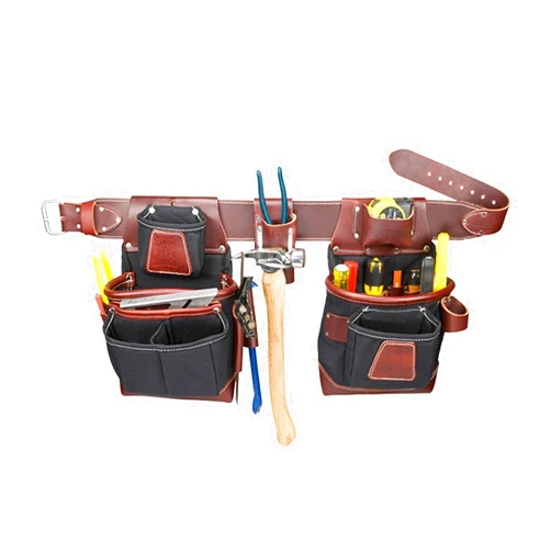 Occidental Leather FatLip Tool Bag Set - Large - 25 Pockets & Tool Holders - Made in USA
