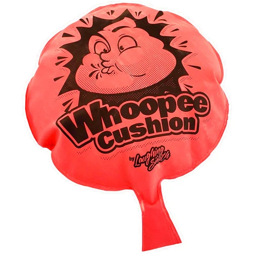 Laughing Smith Mega 8-inch Whoopee Cushion - Giant Fart Sound Prank Toy for Kids - Perfect Joke or Gag Gift, Funniest Fart Game - Durable Woopy Cushion for Parties and Playtime