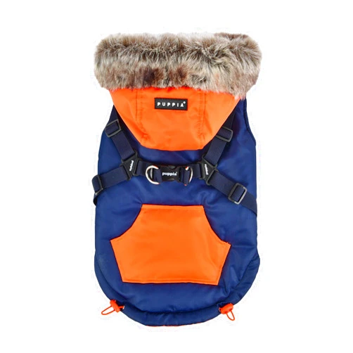Puppia Orson Dog Coat - Navy - M