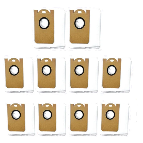 Dranmoner 10 Pcs Dust Bgas for Laresar L6 Pro/AIRROBO T10+/Honiture Q6 Pro/iHome AutoVac Nova/Nova Pro/Luna Pro Robot Vacuum iHRVS1PRO-3BLK, Replacement 10 Vacuum Bags