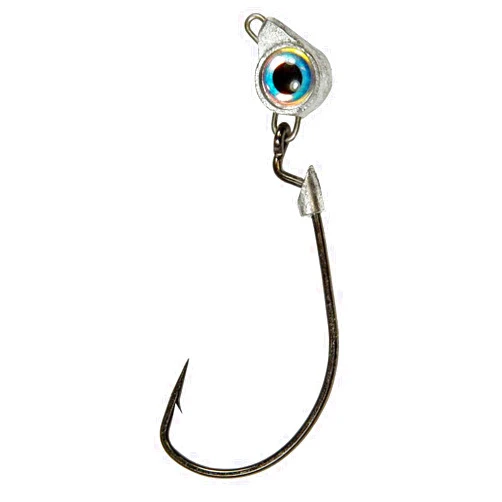 Z-MAN Z Man Texas Eye Jighead Freshwater Saltwater Oz 3 0 Hook Pearl Package of ' Txjh 02pk