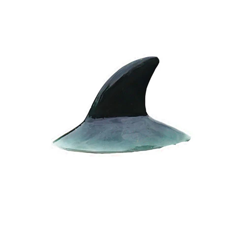 SAMDIA Pool Floating Shark Fin Decoy - Realistic Resin Shark Statue for Garden Ponds & Pools - Artificial Shark Fin Design, Floating Decoy Animals for Courtyard, Park & Water Features(Shark Fin)