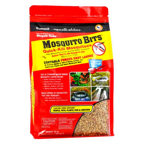 Summit...reponsible solutions. SUMMIT CHEMICAL CO 117-6 30OZ Mosquito Bits (Packaging May Vary) 30 Ounce Quick Kill