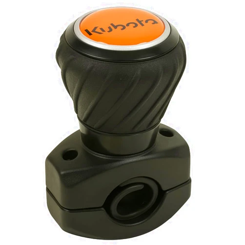 Generic KuI3ota Deluxe Wheel Spinner, Spinner Knob - Universal Steering Wheel, Trucks, Tractors, Mowers, Forklifts, Accessory Knob Universal Fit for Car (Black), Standard