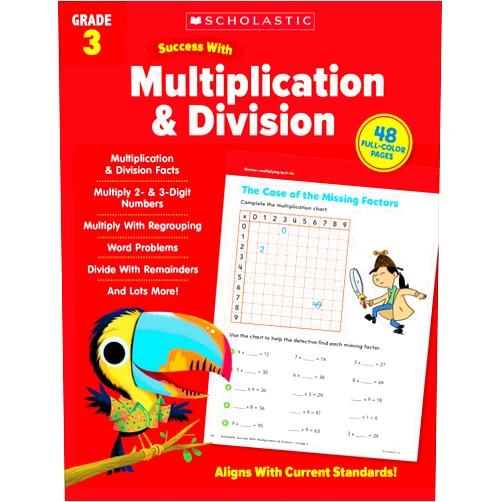 By Scholastic Teaching Resources (Author) Scholastic Success with Multiplication & Division Grade 3 Workbook