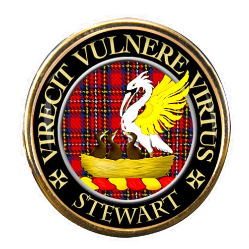 Family-crests.com Stewart Scottish Clan Lapel Pin Badge