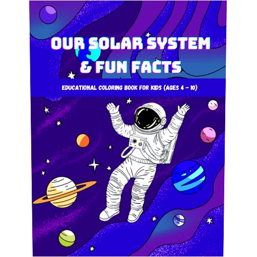 Yinadrawsomething Publishing Our Solar System & Fun Facts, Educational Coloring Book for Kids (Ages 4 to 10): Educational coloring book for kids, suitable age group 4 to 10, 8.5 x ... 2 additional fun illustrations for coloring