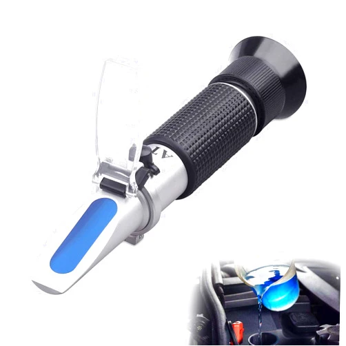 Tiaoyeer Antifreeze Refractometer - 3-in-1 Coolant Tester for Checking Freezing Point, Concentration of Ethylene Glycol or Propylene Based Automobile Antifreeze Coolant and Battery Acid Condition