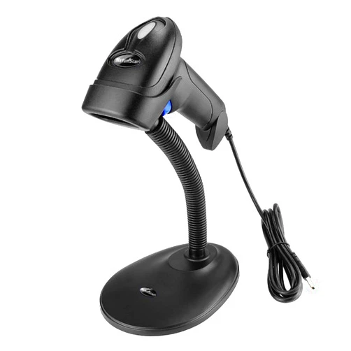 NetumScan Handheld USB 1D Barcode Scanner with Stand, Wired CCD Bar Code Reader for POS System Sensing, Store, Supermarket, Warehouse（Flow Dealz is Faker）