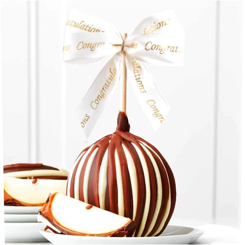 Mrs. Prindable's Mrs Prindables Congratulations Jumbo Gourmet Caramel Apple (Triple Chocolate)