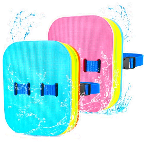 Macarrie Swim Belt Bubble Float for Kids (2 Pack) - Adjustable 3 Layers Swim Floaties for Safety Training & Beginners Swimming Sport Pool Lesson