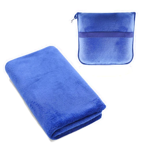 HAUTEROW Soft Plush Blanket, Compact Portable, Machine Washable, Multi-Use, Travel Accessories Included