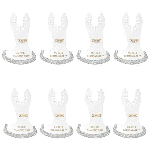 XXGO 8 Pcs Oscillating Multi Tool Diamond Segment Swing Grit Grout Blades XG8001S
