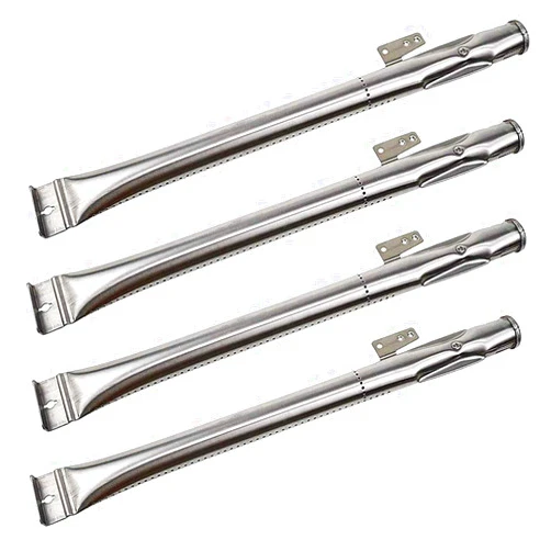 Criditpid BBQ-Element Stainless Steel Grill Burner Tubes Replacement for Nexgrill 720-0830H, 720-0783E, 720-0864, Gas Grill Pipe Burners for Kenmore, Kitchen Aid, Nexgrill 720-0830A Gas Grill.(4 Pack)