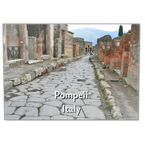 Photomagnet Pompeii - Italy, Fridge Magnet