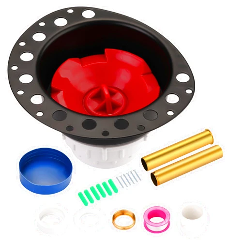 Noarixa Freestanding Tub Drain Rough-in Kit, Bathtub Drain Kit with PVC Plastic Adapter and Brass Tail Pipes, Compatible with Freestanding Bathtub, Floor Mounted Bathtub and Copper Bathtub