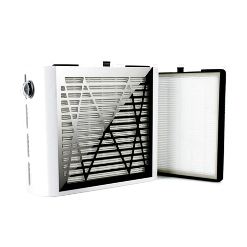 INMAKER Nail Dust Collector Machine 60W with 2 Reusable Filters, Vacuum Dust Collector Fan for Acrylic Nails and Poly Nail Extention Gel