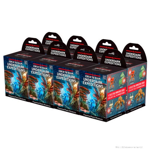 WizKids D&D Icons of The Realms: Underdark Expeditions - 8 ct. Booster Brick