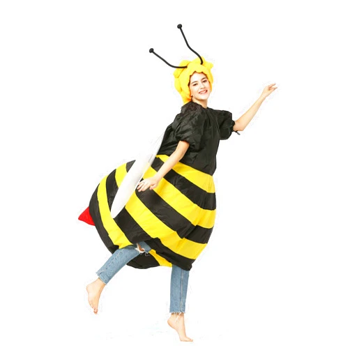GOPRIME Bee Costume, Inflatable Suit, Blow UP Fancy Dress, Halloween, Easter Day, Adult Size
