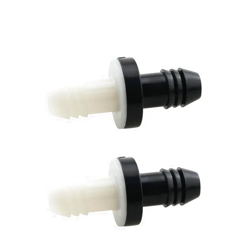 DGZZI Check Valve DGZZI 2PCS 3/8Inch 10mm Inline ABS One Way Water Non Return Check Valve For Fuel Gas Liquid Air