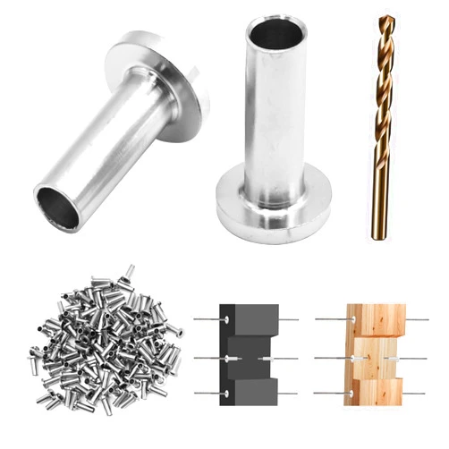 DEVALLEY Stainless Steel Protector Sleeves - 120 Pack - T316 Protector Sleeves for 1/8