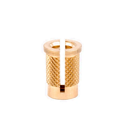E-Z LOK Threaded Insert for Plastic Reverse Slot Brass Thread Inserts 1/4-20-Pack of 10,250 Count Total