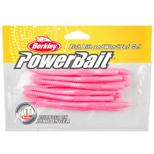 Berkley PowerBait Floating Steelhead Worm Bubblegum, 4