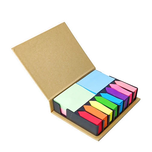 BLUECC Tape Flags Assorted Color Combo Pack, Arrow Flag Tabs Colored Sticky Notes for Page Marker Bookmarks and Message Post by BLUECC