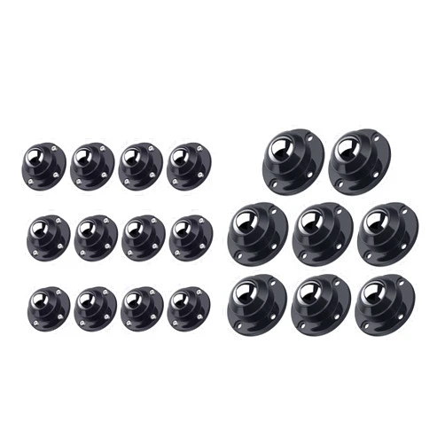 PlusRoc 12 Pack Stell Wheels and 8 Pack 201 Stainless Steel Wheels