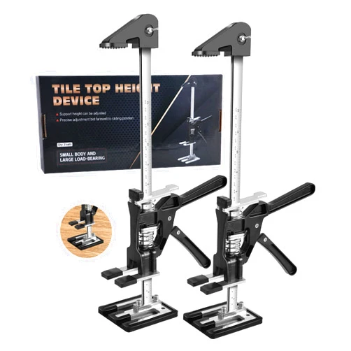 COMBATCH Labor Saving Arm Jack 2 Pack,Hand Lifting Jack Tool, Hand Tool for Installing Cabinet and Wall Tile Height Adjusters，Multifunctional Furniture Lift Jack，Bar Clamps for Woodworking,Bed Jack to Lift Bed