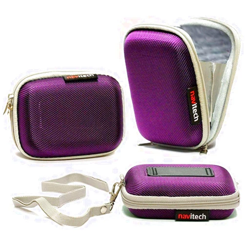 Navitech Purple Shockproof Camera Case Compatible With Altruewit 48MP 16X Zoom Digital Camera