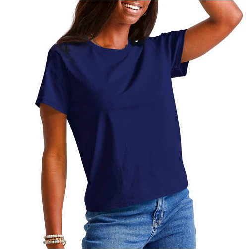 Hanes Women's Essentials T-Shirt, Cotton Crewneck Tee, Classic Fit T-Shirt For Women