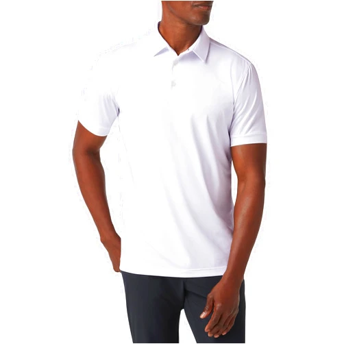 Mizzen+Main Versa Men's Performance Short-Sleeve Polo - Lightweight, Moisture-Wicking, UPF 50+, 4-Way Stretch - Trim Fit
