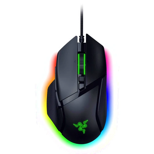 Razer Basilisk V3 35K Wired Ergonomic Gaming Mouse : HyperScroll Tilt Wheel - 35K DPI Optical Sensor Gen 2-13 Customizable Controls - Chroma RGB - Optical Switches Gen 3 - Speedflex Cable