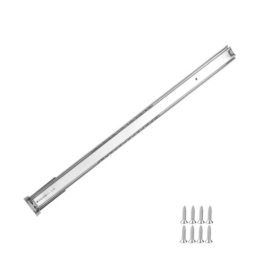 LONTAN 1 Pcs Bottom Mount Centered Drawer Slides for Cabinet & Dresser Drawers 18 Inch Heavy Duty Center Mount Drawer Slides 12.35