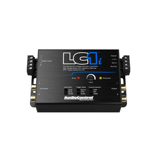 AudioControl LC1i Active 2-Channel Line Driver/Line Output Converter, Provides Input Signal to Add Amplifier to Factory Car Radio, Impedance Matching, Distortion Free