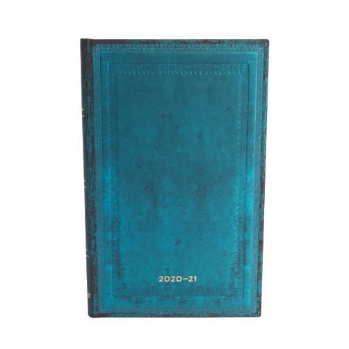 Paperblanks 18 Month Diaries 2020-2021 Calypso Bold | Horizontal | Mini (95 × 140 mm)