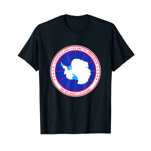 Arctic Circle Patch USA Antarctic Program Antarctica T-Shirt
