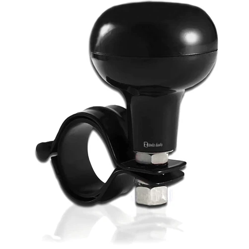 Zento Deals Zento Steering Knobs Classic Black Universal Fit Vehicle Steering Wheel Suicide Spinner Premium Quality Power Handles