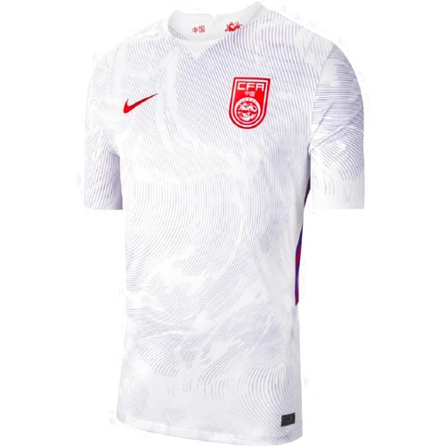 Nike China Away Men's Soccer Jersey 20-21 (M) White/University Red