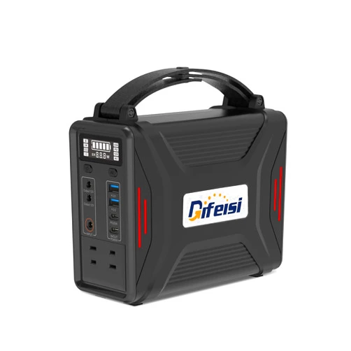 Difeisi 240W Portable Power Station, 240Wh Solar Generator with Backup LiFePO4 Battery, 110V/200W Pure Sine Wave AC Outlet, 60W USB-C PD Output, Travel Outdoor Camping Emergency CPAP and Home
